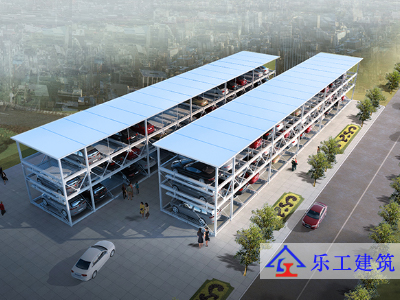 室外三层升降横移式停车设备 室外三层升降横移式停车设备